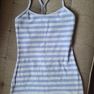 Size 2 Lululemon stripe tank top